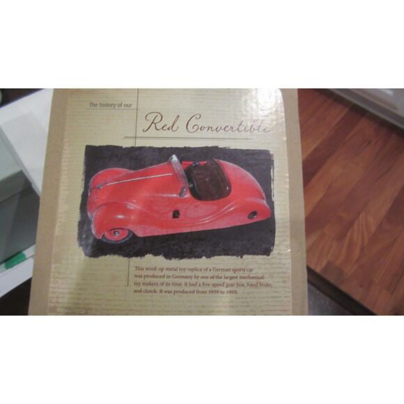 NEW IN BOX WEIHNACHTSZIERDE RED CONVERTIBLE GLASS CHRISTMAS ORNAMENT - Picture 2 of 6